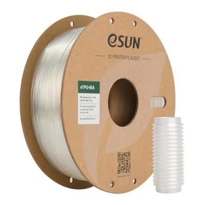Imagen de eSUN Filamento TPU 95A 1.75mm, Flexible Impresora 3D TPU, Precisión Dimensional +/ 0.05mm, 1KG Carrete (2.2 LBS) para de Impresión 3D, Natural