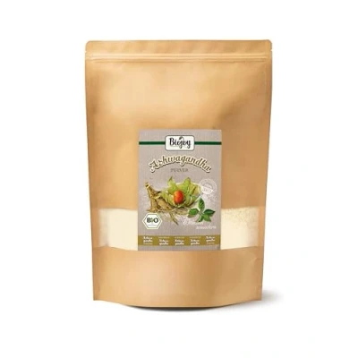 Imagen de Biojoy Ashwagandha en Polvo BÍO (1 kg), Raíz de molida, Ginseng Indio (Withania somnifera)