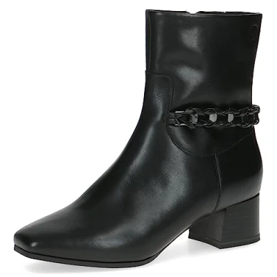 Imagen de CAPRICE 9 25311 41, Botines de tacón con cordones para Mujer, Negro (Black Nappa), 38 EU