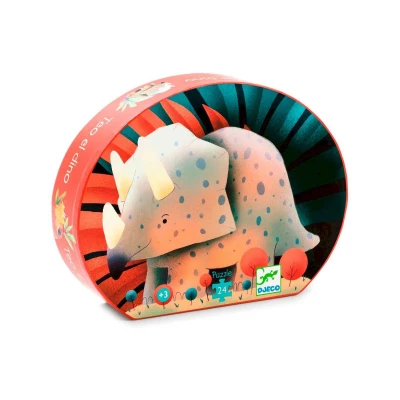Imagen de Puzzle Silueta Teo El Dinosaurio
