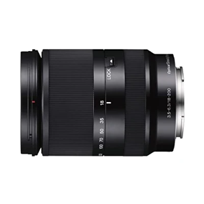 Imagen de Sony SEL18200LE.AE Objetivo para Sony/Minolta de distancia focal 18 200mm y zoom óptico 11x, negro