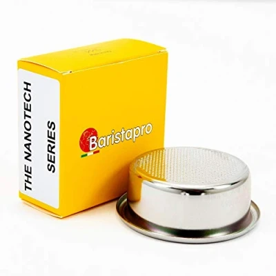 Imagen de IMS Baristapro Nanotech Precision Ridgeless doble portafiltro cesta 20 gramos