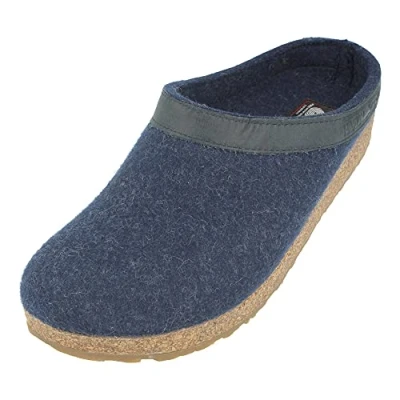Imagen de HAFLINGER Zapatilla de fieltro Grizzly Torben pura lana, talla 39