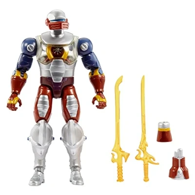 Imagen de Masters del Universo MOTU Masterverse Roboto Figura de acción con accesorios, juguete +6 años (Mattel HLB40)