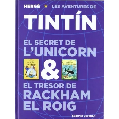 Imagen de Secret DE L&#039;Unicorn &amp; Tresor Rackham El Roig (Catalan) (LES AVENTURES TINTIN CATALA)
