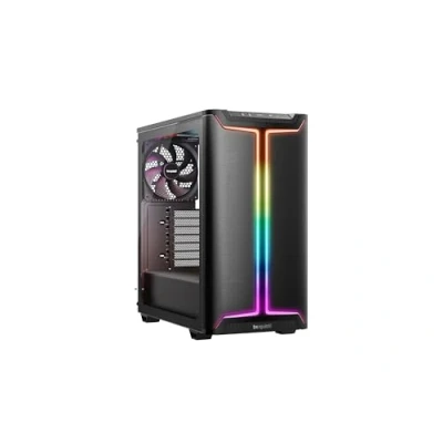 Imagen de be quiet! Pure Base 501 DX Black Caja de PC, iluminación ARGB Elegante, 3 Ventiladores Wings 140mm PWM preinstalados, una presión Aire Extraordinaria, diseño dinámico, Amplio Espacio