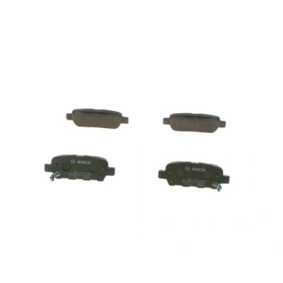 Imagen de BOSCH 0 986 494 090 Juego de pastillas freno Low Metallic con avisador acústico desgaste instrucciones montaje NISSAN: Altima III norauto