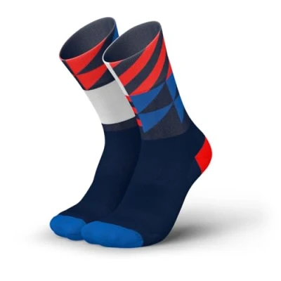 Imagen de INCYLENCE ULTRALIGHT Calcetines para correr hombre y mujer, transpirables, ultrafinos, 1 par, Elements Navy Blue Inferno, 39 42