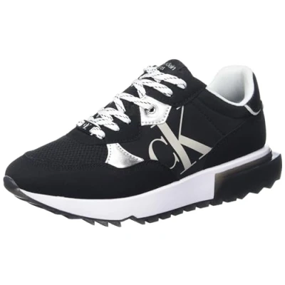 Imagen de Calvin Klein Magalee Tenis para mujer, Negro 001, 41 EU