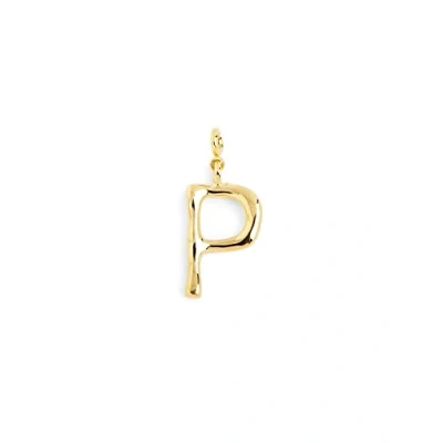 Imagen de Singularu Letter XL Colgante, Mujer, Talla: One Size, Letra p oro