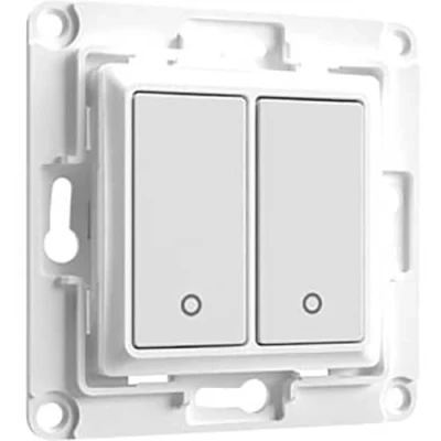 Imagen de Interruptor de pared Shelly Home Accessories, 2 pulgadas, botón blanco vías (el artículo puede variar)