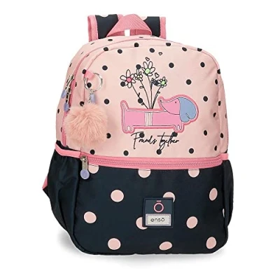Imagen de Enso Friends Together Mochila Preescolar adaptable Rosa 25x32x12 cms Poliéster 9,6L
