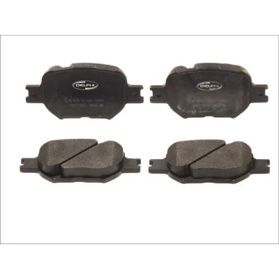 Imagen de DELPHI LP1804 Juego de pastillas freno no preparado para indicador desgaste Chapa antichirridos sin accesorios TOYOTA: Celica VII Coupé