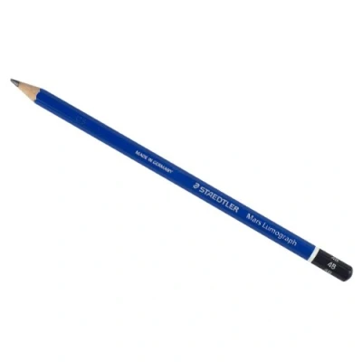 Imagen de Staedtler 100 4B Lápiz (4B, Azul, Hexagonal, Alemania, PEFC)