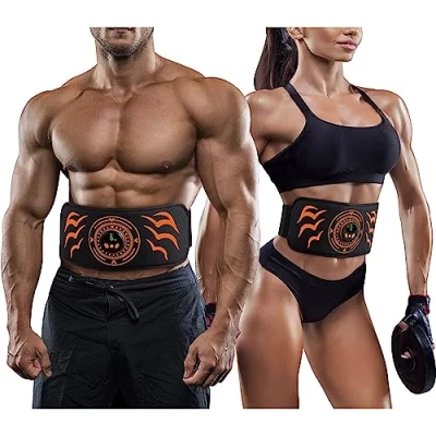 Imagen de Abdominales Electroestimulacion, Electroestimulador Muscular Abdominales, EMS Estimulación, Cinturón Abdominal, Estimulación para fortalecer y regenerar los músculos abdominals