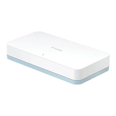 Imagen de D Link DGS 1008D Switch de Red con 8 Puertos Gigabit 10/100/1000 Mbps no gestionable Layer 2, Color Blanco