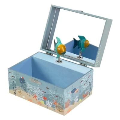 Imagen de Trousselier Ocean Caja de tesoros y joyas musicales Ideal para regalo infantil Fosforescente Brilla en la noche