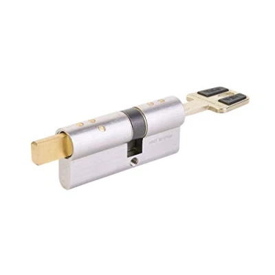 Imagen de Yale HSKEL3535NM4 Cilindro De Alta Seguridad HSK Linus Niquelado 35 x mm Llave Leva Larga