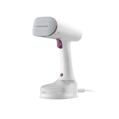 Imagen de Plancha de Vapor vertical Braun QuickStyle 5 GS5011PU, 1200 W, 150 ml, Calentamiento rápido, 22 g/min, Blanco, Púrpura
