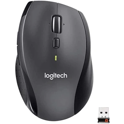 Imagen de Logitech M705 Ratón inalámbrico para Windows, Mac, Cromado Ordenador portátil y Ordenador, Color Negro (Reacondicionado)