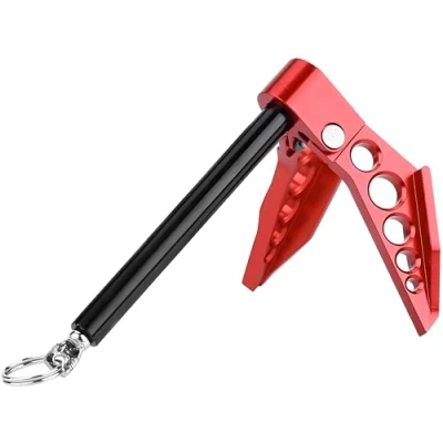 Imagen de Dilwe RC Anchor Winch, 1/10 Crawler Car Windlass Herramienta de Puesta a Tierra Plegable para Accesorios Axial SCX10 D90 CC01