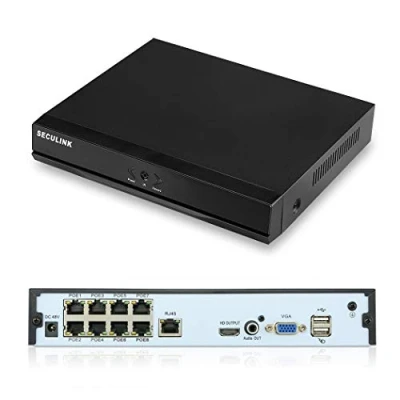 Imagen de Seculink 8 CH 4K PoE NVR (1080p / 3MP 4MP 5MP 8MP) Network Video Recorder Cloud P2P Detección de Movimiento Control Remoto