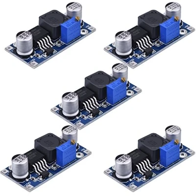 Imagen de ARCELI 5 piezas XL6009 Boost Converter Module DC a 3.0 30 V 35 Circuito de paso ajustable con voltaje salida
