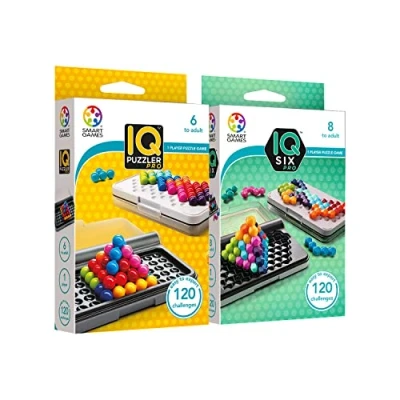 Imagen de Smart Games Iq Puzzler Pro + Six Juegos De Mesa Niños 8 Años Logica Viaje Educativos
