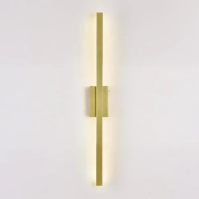 Imagen de Klobvtt Aplique de pared lineal, iluminación, lámpara moderna, tira larga, pared, línea minimalista, apliques cableados, luces lavado interior para sala est