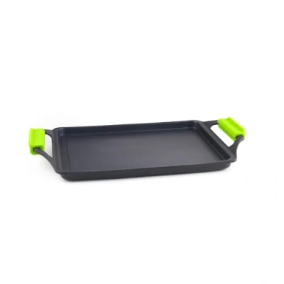 Imagen de IBILI Grill plancha new essential, 33 x 24 cms, Aluminio fundido, Antiadherente, Apto para induccion