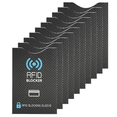 Imagen de Funda Protectora RFID NFC, Tarjeta crédito Tarjetero Adecuada para Tarjetas de crédito, identificación y bancarias protección contra el Robo Datos