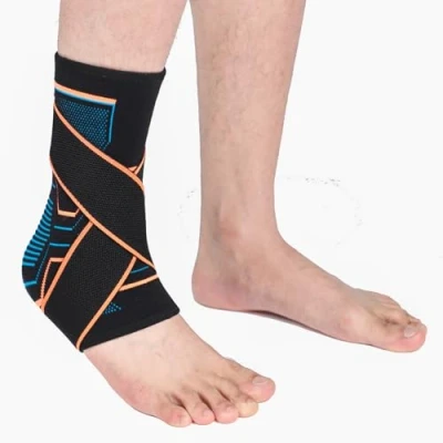 Imagen de VITTO Tobillera para Esguince de Tobillo: Daño Ligamentos, Tobillos Débiles, Tendinitis Aquiles y Artritis (Pie Izquierdo o Derecho) (Manga + Correa, S)