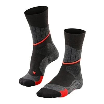 Imagen de FALKE SC1 W SO lana hilo funcional anti ampollas fino 1 par, Calcetines de esquí Mujer, Negro (Black Mix 3010), 35 36