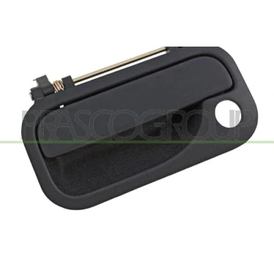 Imagen de PRASCO OP0528002 Manecilla de Puerta exterior, Delante, izquierda con ojo cerradura negro
