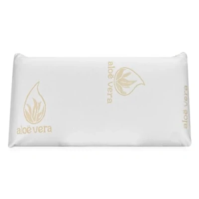 Imagen de DUÉRMETE ONLINE Almohada Viscoelástica Aloe Vera Visco Máximo Confort y Excelente Adaptabilidad con Propiedades Antiestrés 80 x 40 cm