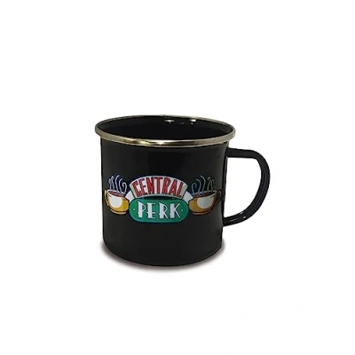 Imagen de Logoshirt® Friends I Central Perk Logo Taza esmaltada con Motivo aprox. 400 ml Diseño original licencia