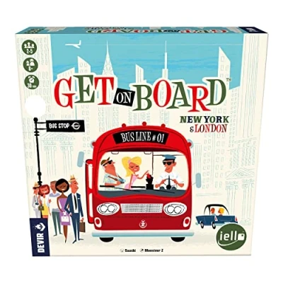 Imagen de Devir Get on Board, Juego de Mesa, Mesa en Familia y Amigos, Estrategia, 8 años (BGGOBPS)