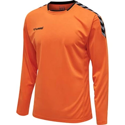 Imagen de hummel hmlAUTHENTIC Poly Jersey L/S Color: Tangerine_Talla: S