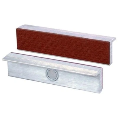 Imagen de Heuer Mordazas para tornillo de banco (mordazas protección, aptas 100 mm, perfil angular y paralelo plano, material: aluminio, fibra) 111100