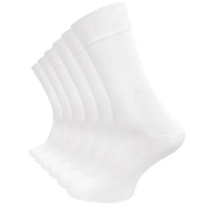 Imagen de VCA pack de 6 Calcetines lisos sin goma para hombre, diabéticos