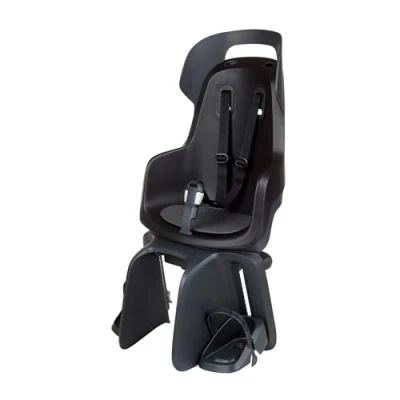 Imagen de BOBIKE 8012600008 8012600006 Silla Trasera GO Maxi con Sistema reclinable para Bicicleta Ruedas de 26 a 29 Apta niños Anclaje en el portaequipajes Color Urban Black
