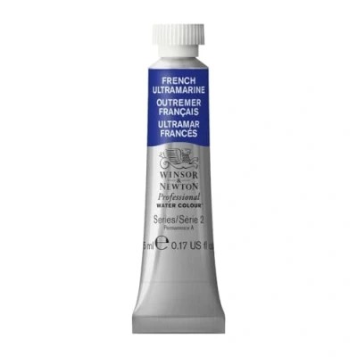 Imagen de Winsor &amp; Newton Acuarela Profesional Pintura de Acuarela, Alta Luminosidad, Resistente a la Luz, Calidad Archivo, Tubo 5ML, Color Ultramar Francès