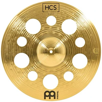 Imagen de Meinl Cymbals HCS Plato Trash Crash de 18 pulgadas (45,72cm) con Agujeros Platillos Batería Latón, Acabado Tradicional (HCS18TRC)