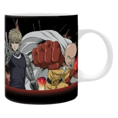 Imagen de ABYSTYLE ONE PUNCH MAN Taza 320 ml Saitama y Genos
