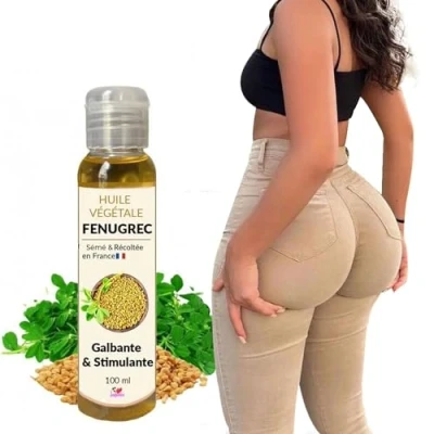 Imagen de Aceite de Fenogreco Francés Grossir las Nalgas Aumenta la Perina Nutre Protege Piel y el Cabello 100% Natural 100 ML