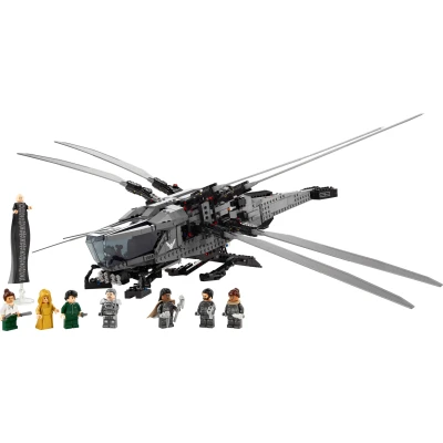 Imagen de Lego 10327 Icons Dune: Atreides Royal Ornithopter, Maqueta para Adultos, Artículo de Coleccionista, Regalo Cinéfilos a Partir 18 Años, 8 Minifiguras: Paul Atreides, Chani, Barón Harkonnen