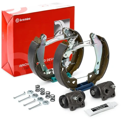 Imagen de BREMBO Kit &amp; FIT K 61 055 frenos, disco de tambor CITROËN: Saxo Hatchback, PEUGEOT: 106 II I Hatchback