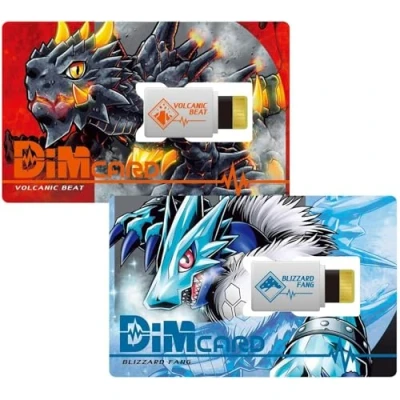 Imagen de BANDAI Pulsera Digimon Vital, Color Volcanic Beat &amp; Blizzard Fang (NT58680)