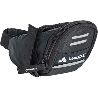Imagen de VAUDE Bolsa para sillín de Bicicleta Race Light, pequeña con reflectores, Herramientas, Cierre Velcro, Muy Ligera, fácil Montar