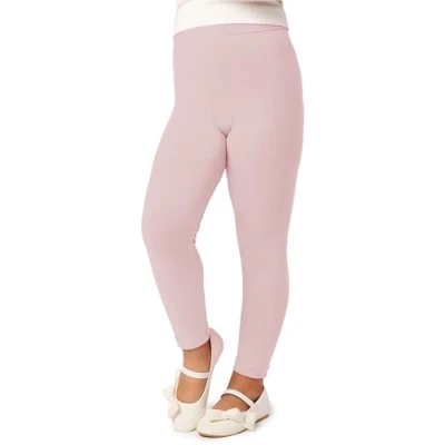 Imagen de Merry Style Leggins Mallas Pantalones Largos Ropa Deportiva Niña MS10 130(Polvo Rosa, 140 cm)